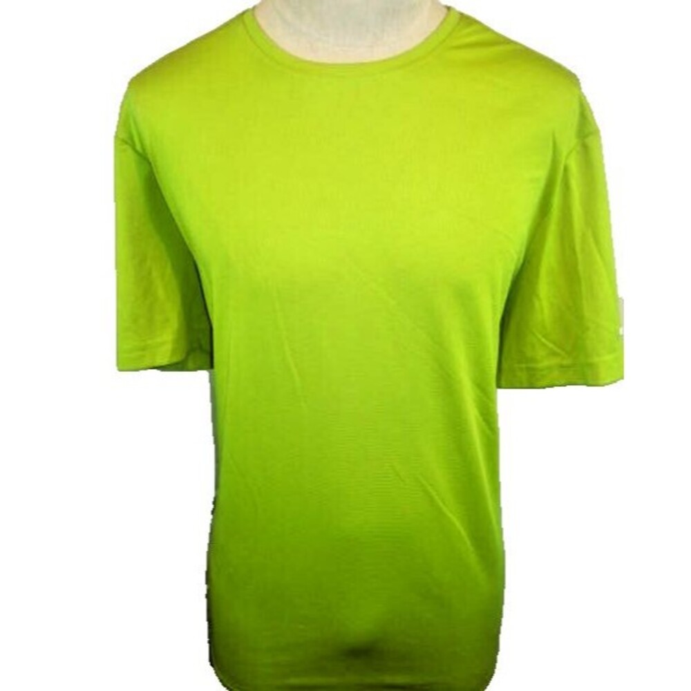 Mens NWOT Athletic Works Dri Works Lime Active Short Sleeve T-Shirt sz 3XL